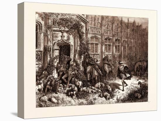 The Prince Approaching the Palace of Sleep-Gustave Dore-Premier Image Canvas