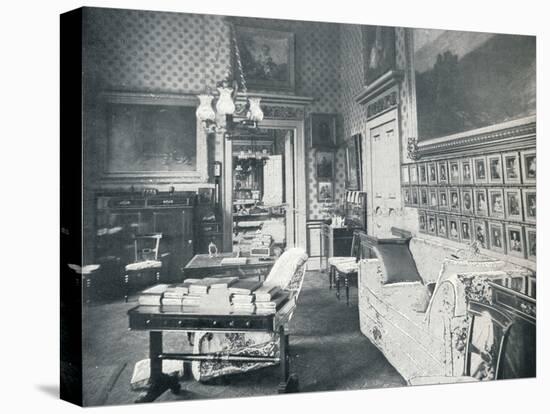 The Prince Consorts Dressing Room at Buckingham Palace, c1899, (1901)-HN King-Premier Image Canvas