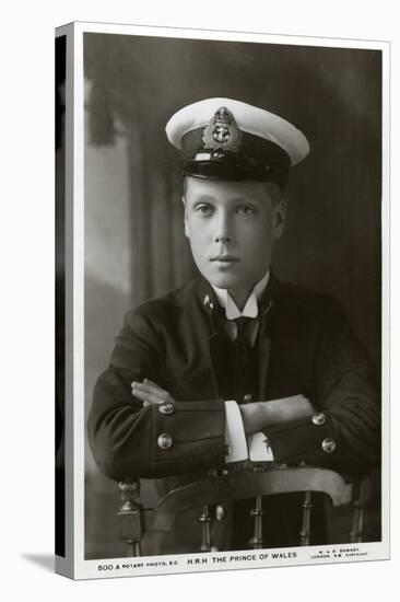 The Prince of Wales in Naval Uniform, C1910-W&d Downey-Premier Image Canvas