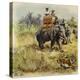 The Prince of Wales Tiger Hunting in India-Henry Payne-Premier Image Canvas