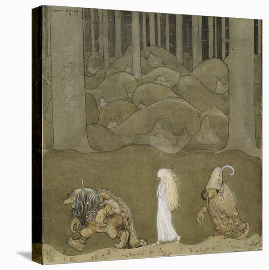 The Princess and the Trolls-John Bauer-Premier Image Canvas