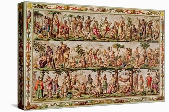 The Principal Peoples of the Americas, circa 1798-99-Jacques Grasset de Saint-Sauveur-Premier Image Canvas