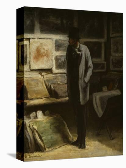 The Print Collector, C.1857-63-Honore Daumier-Premier Image Canvas