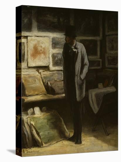 The Print Collector, C.1857-63-Honore Daumier-Premier Image Canvas
