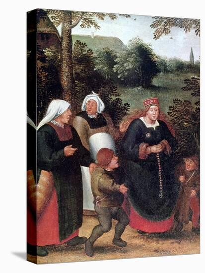 The Procession of the Bride, C1584-1638-Pieter Brueghel the Younger-Premier Image Canvas