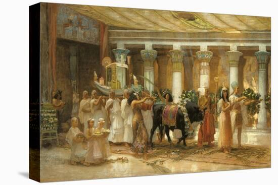 The Procession of the Sacred Bull, Apis, C.1879-Frederick Arthur Bridgman-Premier Image Canvas