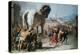 The Procession of the Trojan Horse into Troy, C1760-Giovanni Battista Tiepolo-Premier Image Canvas