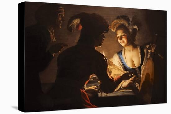 The Procuress, 1625-Gerrit van Honthorst-Premier Image Canvas