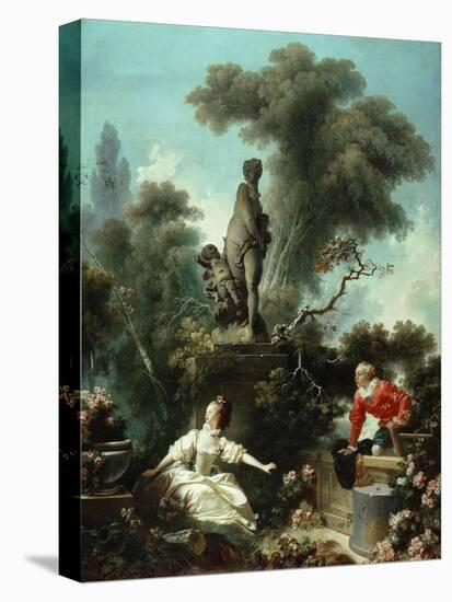 The Progress of Love: The Meeting, 1771-72-Jean-Honore Fragonard-Premier Image Canvas