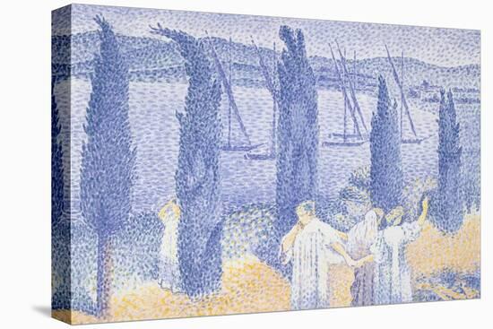 The Promenade, 1897 (Colour Litho)-Henri-Edmond Cross-Premier Image Canvas