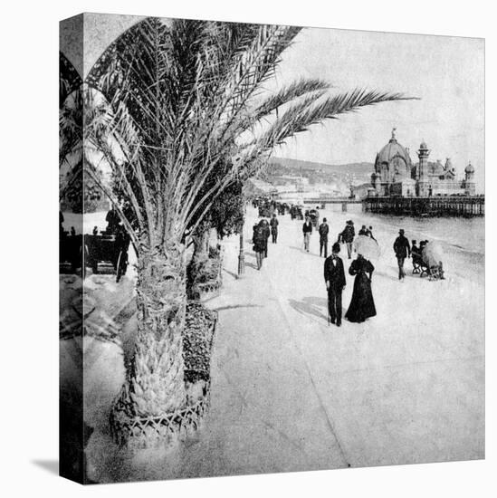 The Promenade Des Anglais, Nice, France, Late 19th Century-null-Premier Image Canvas