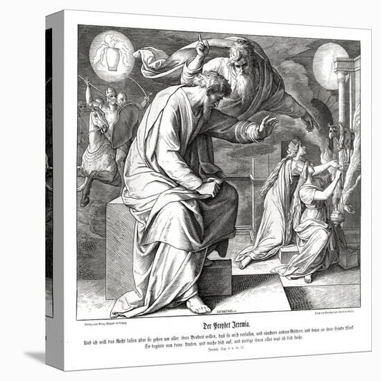 The Prophet Jeremiah-Julius Schnorr von Carolsfeld-Premier Image Canvas