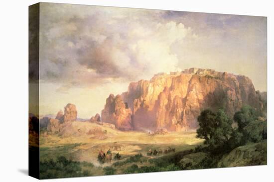 The Pueblo of Acoma, New Mexico-Thomas Moran-Premier Image Canvas
