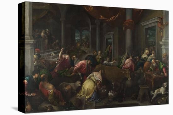 The Purification of the Temple, C. 1580-Jacopo Bassano-Premier Image Canvas