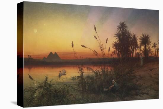 The Pyramids from the Island of Roda 'she Took for Him an Ark of Bulrushes, and Put the Child…-Frank Dillon-Premier Image Canvas