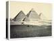 'The Pyramids of El-Geezeh from the South West', Egypt, 1858-Francis Frith-Premier Image Canvas