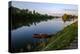 The quay along the Loire River, Chouze sur Loire, Loire Valley, UNESCO World Heritage Site, Indre e-Nathalie Cuvelier-Premier Image Canvas