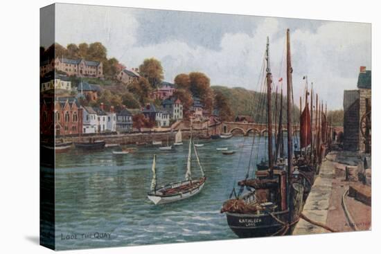 The Quay, Looe-Alfred Robert Quinton-Premier Image Canvas