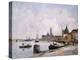The Quay on Giudecca, Venice, 1895-Eug?ne Boudin-Premier Image Canvas