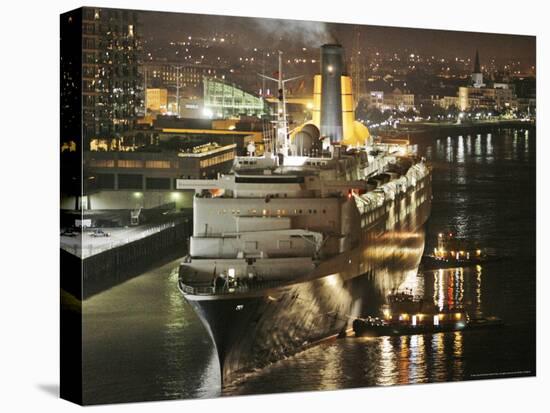 The Queen Elizabeth II Prepares to Dock at the Port of New Orleans, Mississippi River, c.2006-Alex Brandon-Premier Image Canvas