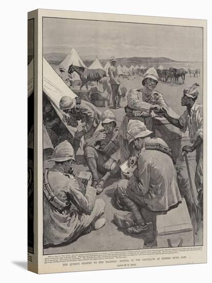 The Queen's Present to Her Soldiers, Arrival of the Chocolate at Modder River Camp-William Small-Premier Image Canvas
