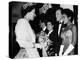 The Queen Talking to Bruce Forsythe and Eartha Kitt. November 1958-null-Premier Image Canvas