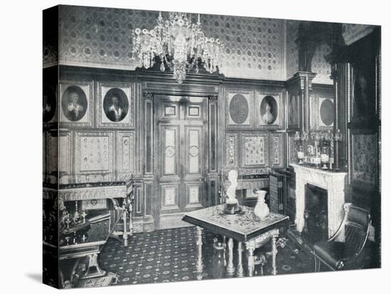 The Queens Private Audience Chamber at Windsor Castle, c1899, (1901)-HN King-Premier Image Canvas