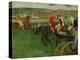 The Race Course: Amateur Jockeys Near a Carriage, 1876-1887-Edgar Degas-Premier Image Canvas