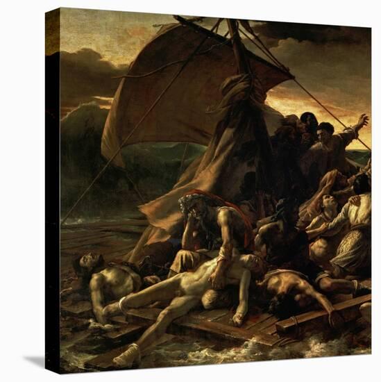 The Raft of the Medusa, Catastrophe in Which Survivors of the Ship Medusa Drifted for 27 Days-Théodore Géricault-Premier Image Canvas