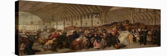 The Railway Station, 1863 (Oil on Canvas)-William Powell Frith-Premier Image Canvas