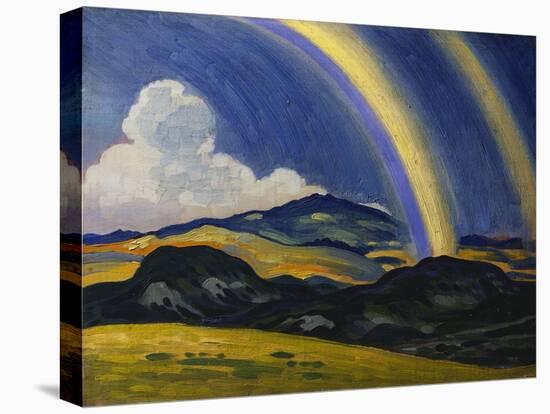 The Rainbow, Wales-Derwent Lees-Premier Image Canvas