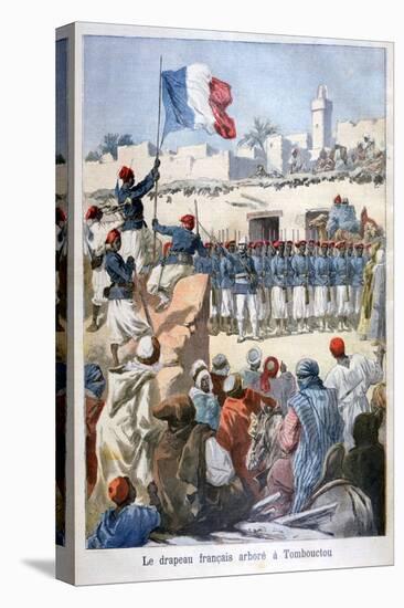 The Raising of the French Flag at Timbuktu, 1894-Frederic Lix-Premier Image Canvas