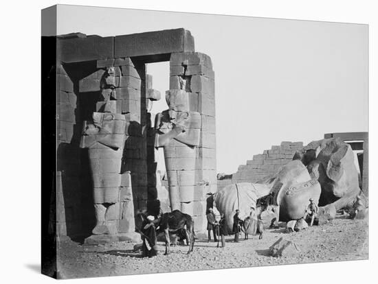 The Ramesseum, Thebes, Egypt, 1858-Francis Frith-Premier Image Canvas