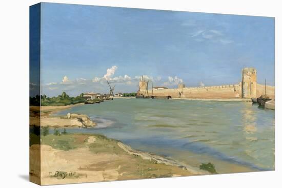 The Ramparts at Aigues-Mortes, 1867-Jean Frederic Bazille-Premier Image Canvas