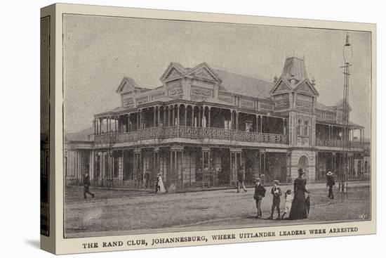 The Rand Club, Johannesburg, Where Uitlander Leaders Were Arrested-null-Premier Image Canvas
