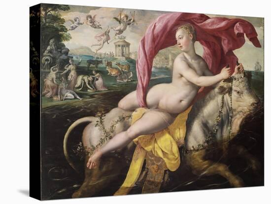 The Rape of Europa, Ca 1590-Maerten de Vos-Premier Image Canvas