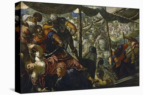 The Rape of Helen, 1578-Jacopo Tintoretto-Premier Image Canvas