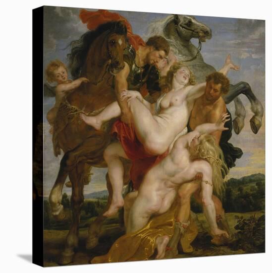 The Rape of the Daughters of Leucippus, about 1618-Peter Paul Rubens-Premier Image Canvas