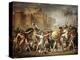 The Rape of the Sabine Women-Jacques Louis David-Premier Image Canvas