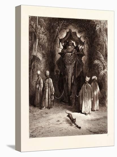 The Rat and the Elephant-Gustave Dore-Premier Image Canvas