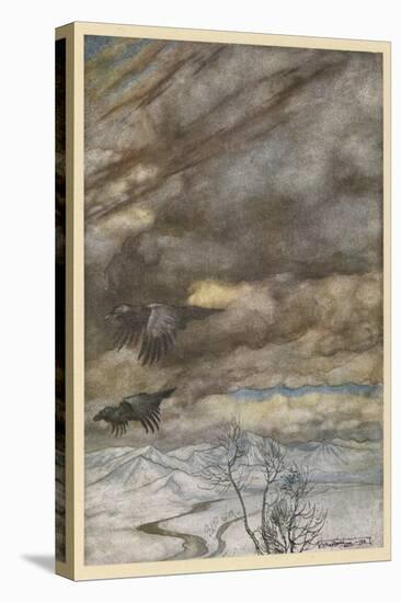The Ravens of Wotan-Arthur Rackham-Premier Image Canvas