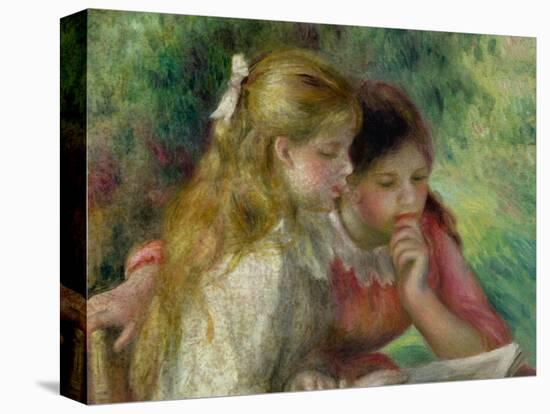 The Reading, c.1890-95-Pierre-Auguste Renoir-Premier Image Canvas