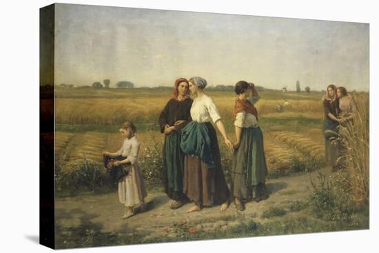 The Reapers, c.1860-Jules Breton-Premier Image Canvas