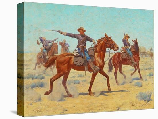 The Rear Guard, 1907-Charles Schreyvogel-Premier Image Canvas