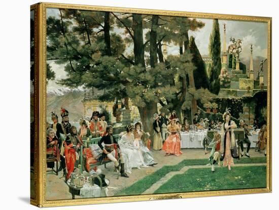 The Reception for Napoleon I on the Isola Bella in the 5th Year of His Reign-Francois Flameng-Premier Image Canvas