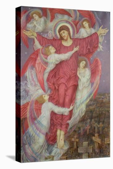 The Red Cross (Allegory of Flanders War Graves), c.1916-Evelyn De Morgan-Premier Image Canvas