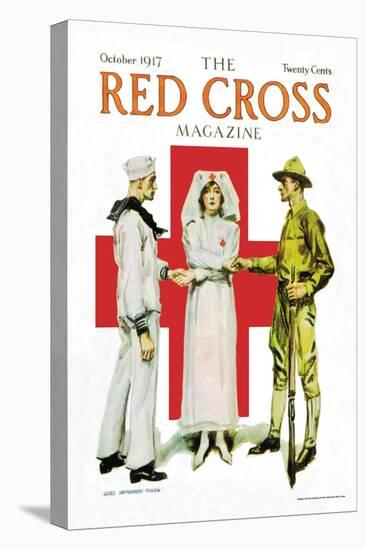 The Red Cross Magazine, October 1917-James Montgomery Flagg-Stretched Canvas