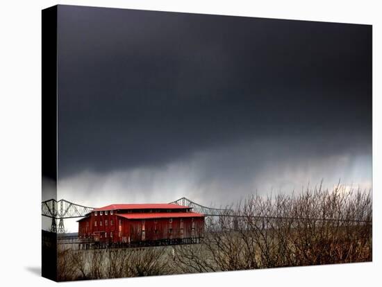 The Red Roof-Jody Miller-Premier Image Canvas