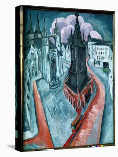 The Red Tower in Halle, 1915-Ernst Ludwig Kirchner-Premier Image Canvas