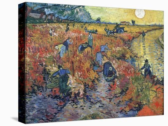 The Red Vineyards at Arles, 1888-Vincent van Gogh-Premier Image Canvas